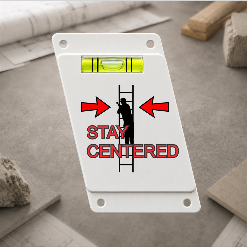 TrueSet™ 4:1 Ladder Angle Indicator with Pre-Printed Safety Messages - 24 Pack